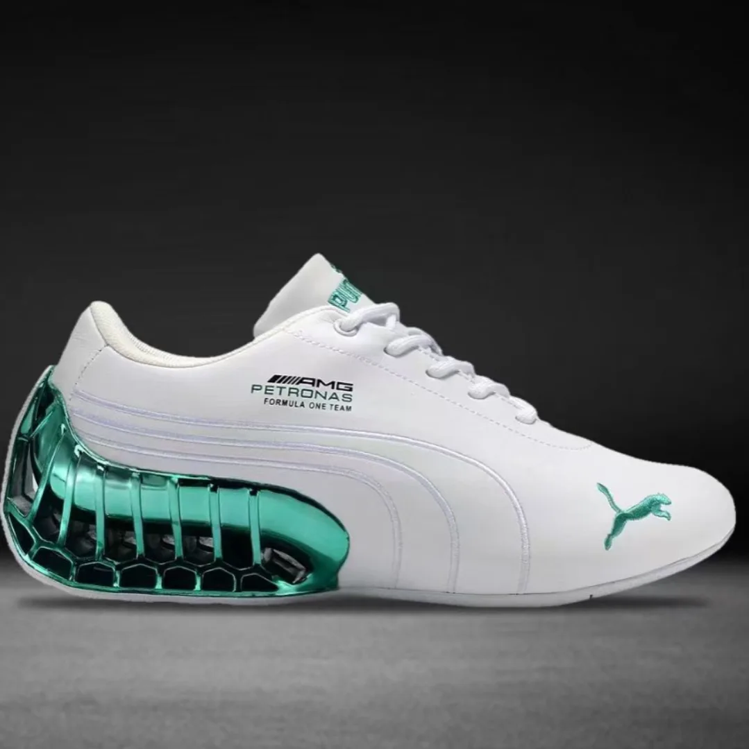 AMG Petronas F1 Air Cushion Racing Leather Sneakers