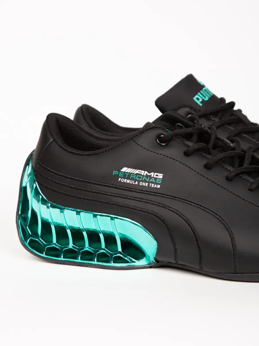 AMG Petronas F1 Air Cushion Racing Leather Sneakers