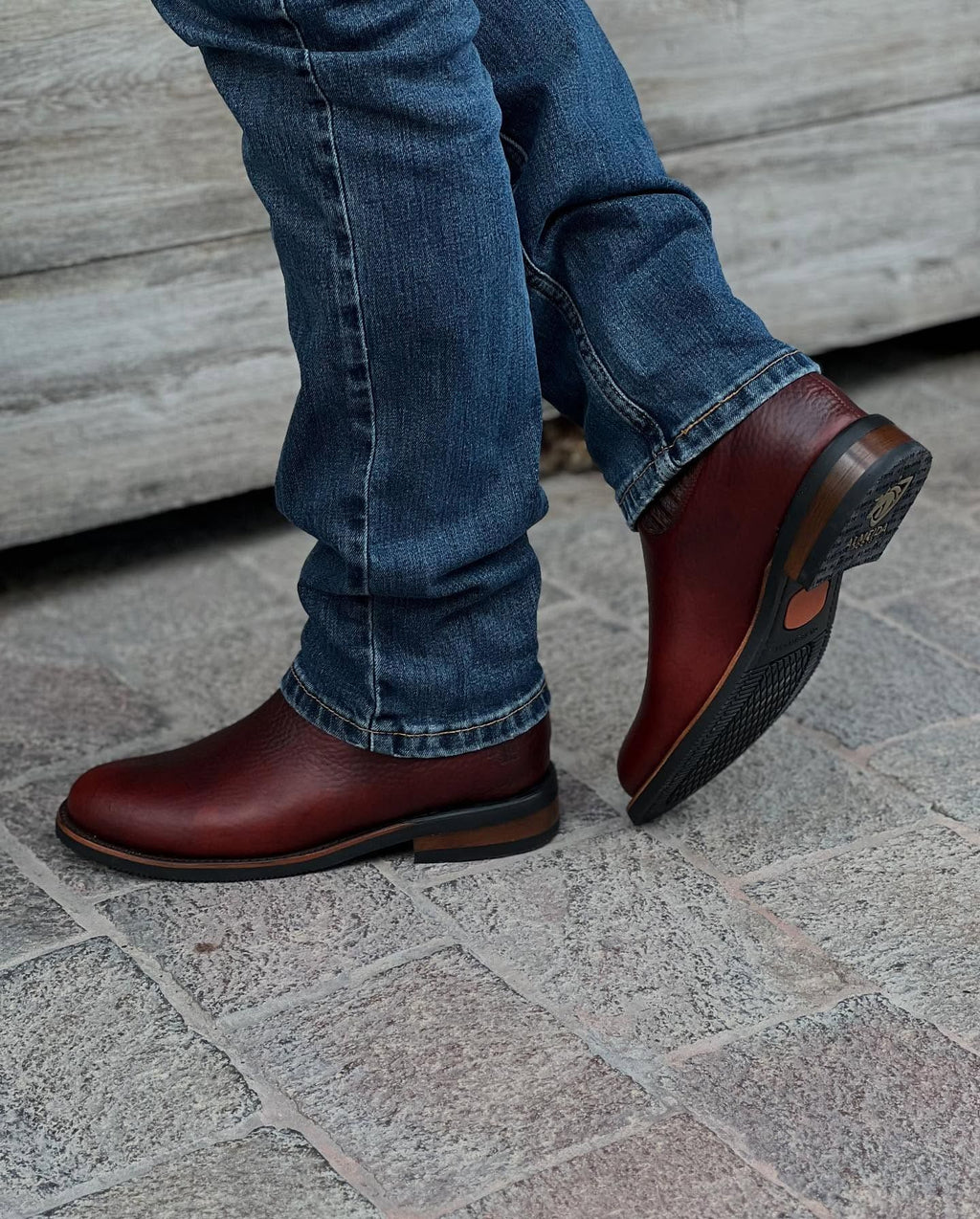 Mens Top Authentic Leather Boots