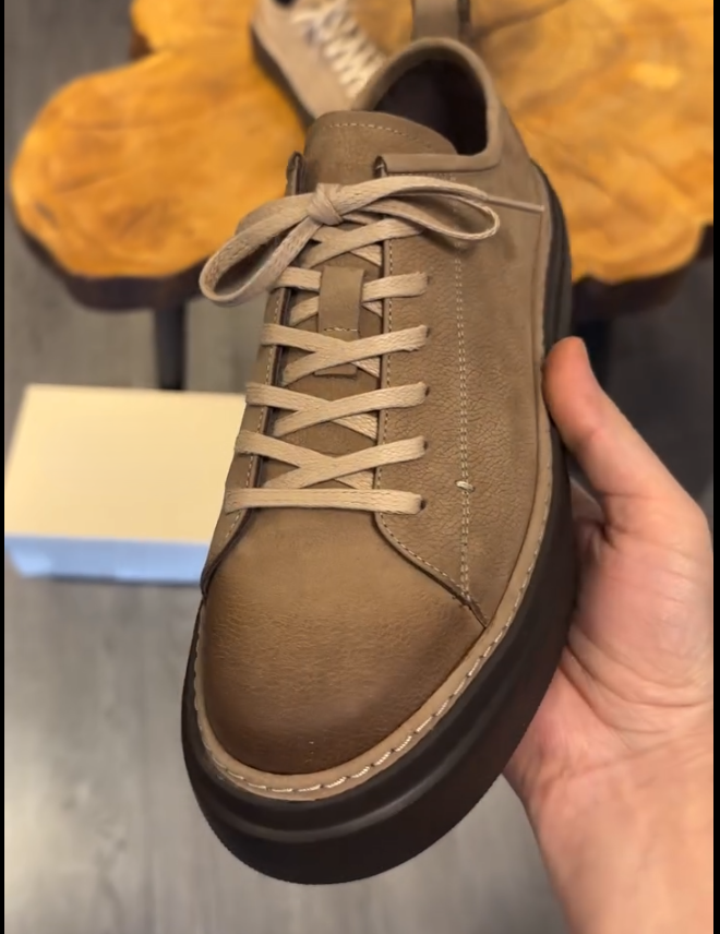 Men's Sneakers - Taupe Nubuck