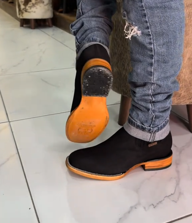 High Quality Handmade Black Boots