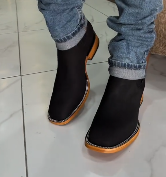 High Quality Handmade Black Boots