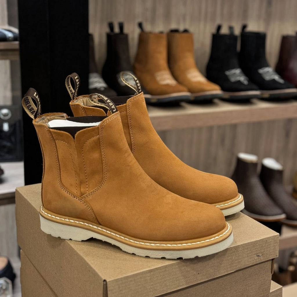 Men's Crazy Horse Western Work Boots