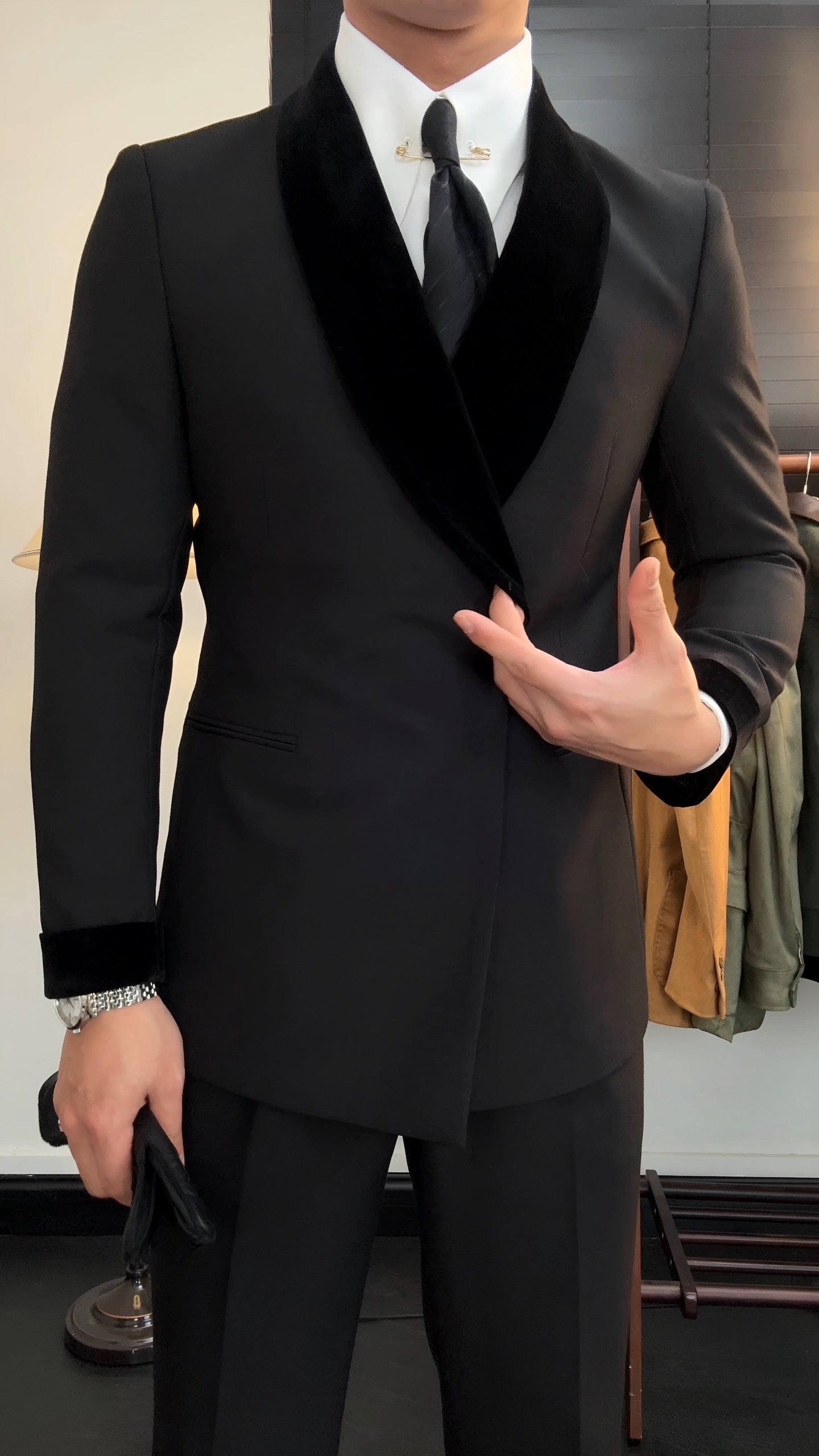 N1206 Men's new light luxury suit jacket