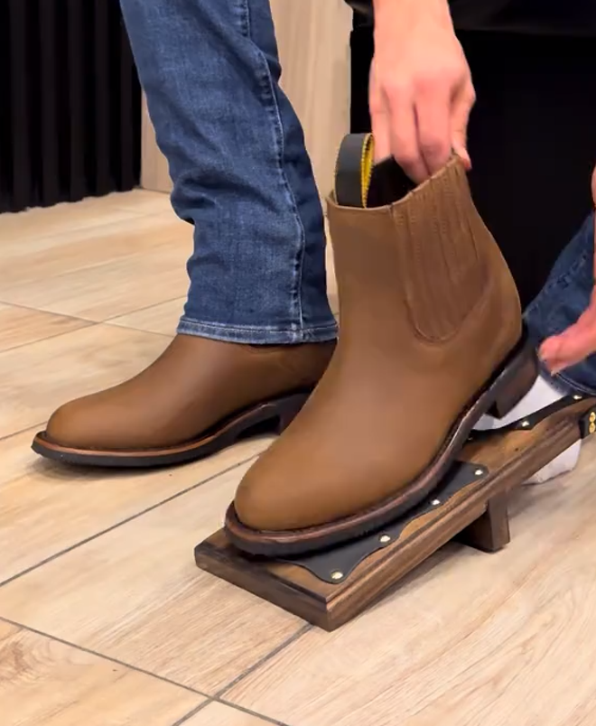 Men‘s Top Genuine Leather Boots - Anti-scratch