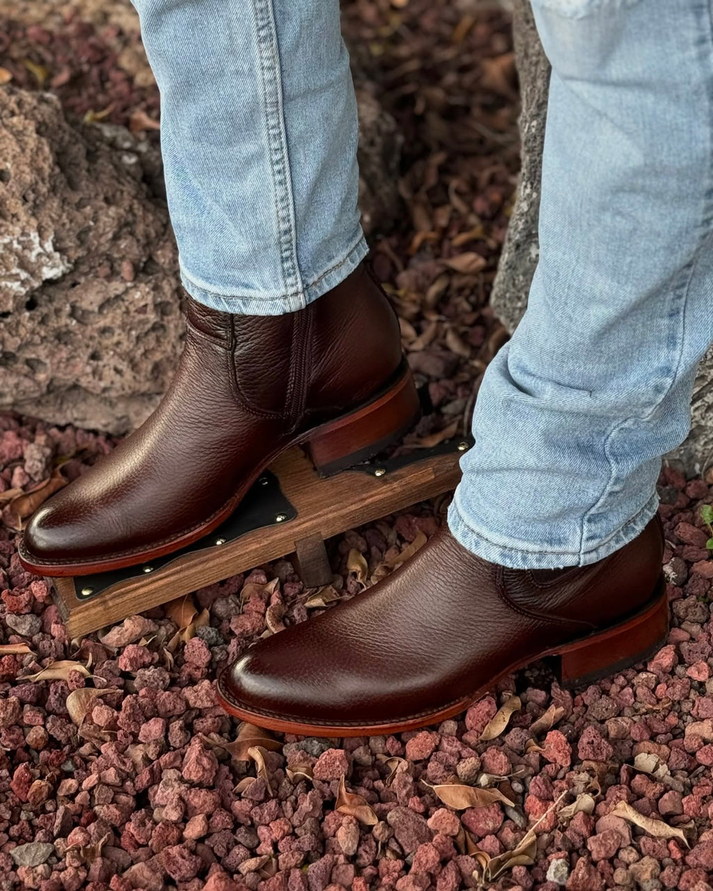 New Original Deerskin Cowboy Boots