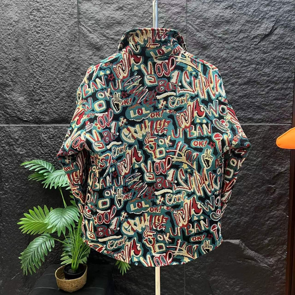 Ethnic Jacquard Vintage Jacket