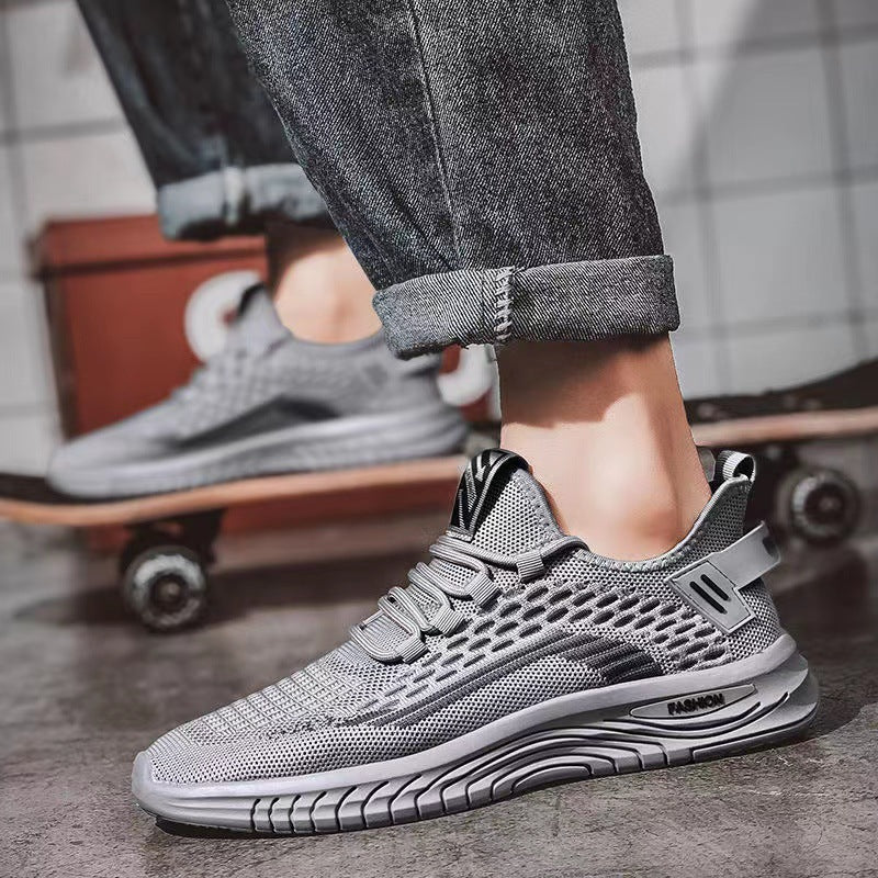 Mesh Low Top Lace Up Sneakers
