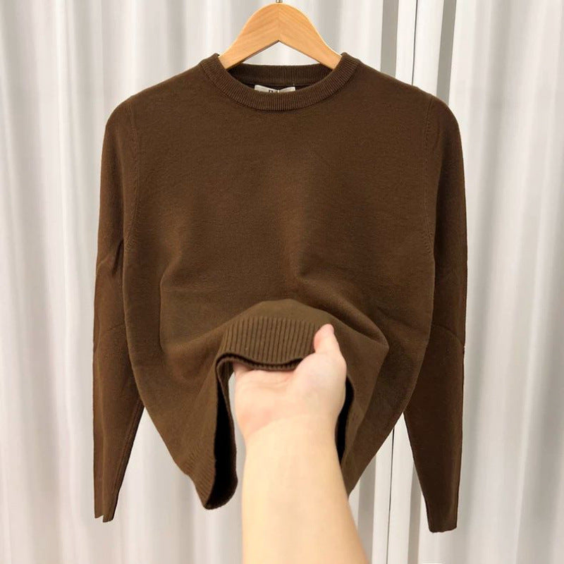 Men's Round Neck Cashmere Sweater