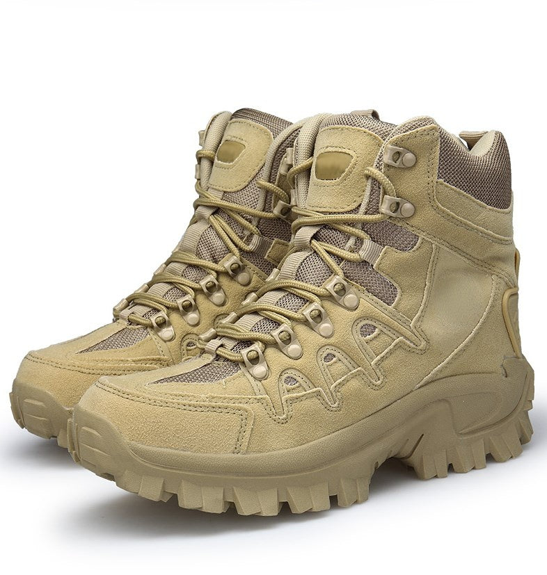 Men Outdoor Waterproof Non-Slip Hiking Boots Combat Boots