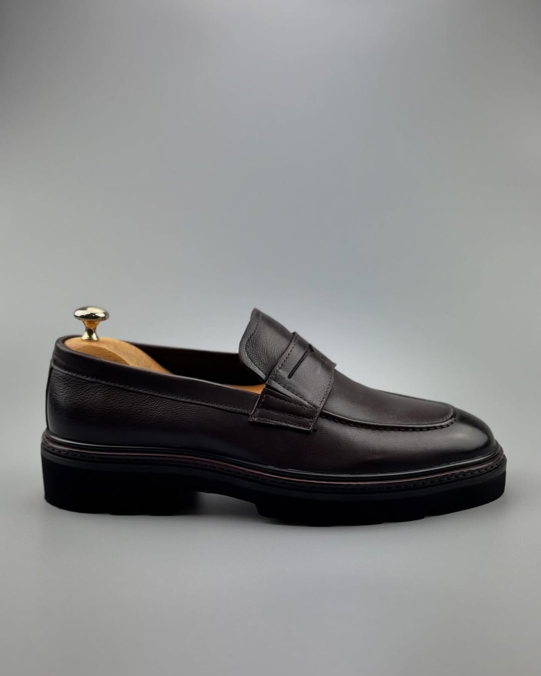 Men's Leather Penny Loafers