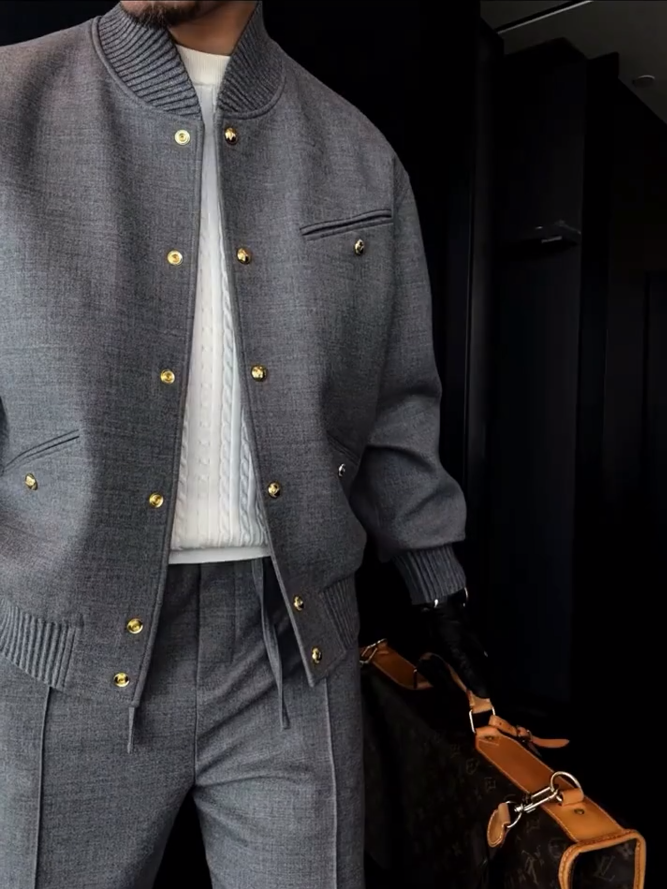 Casual Fashion Jacket Set