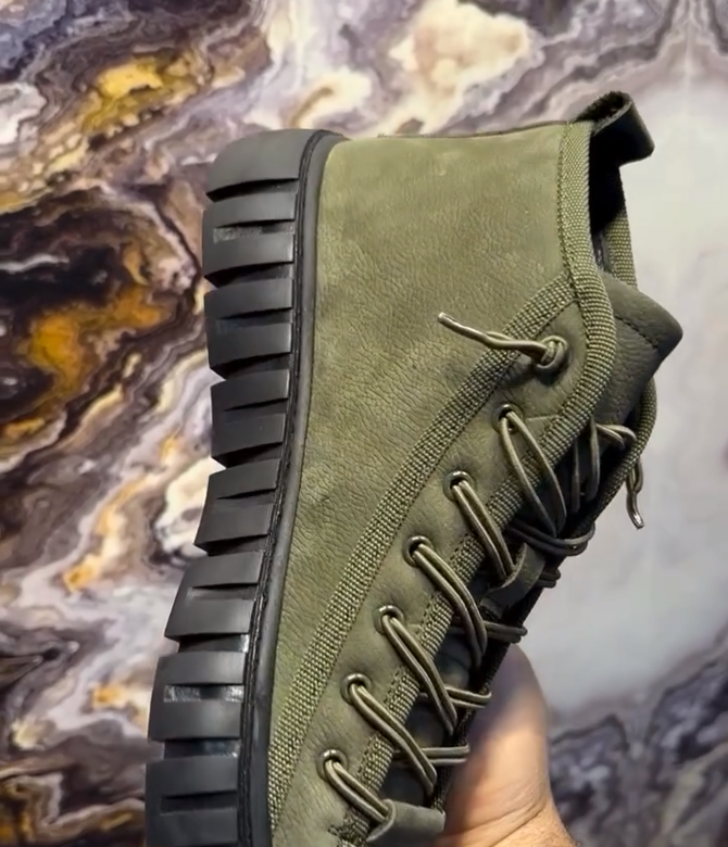 Men's casual lace-up ankle boots