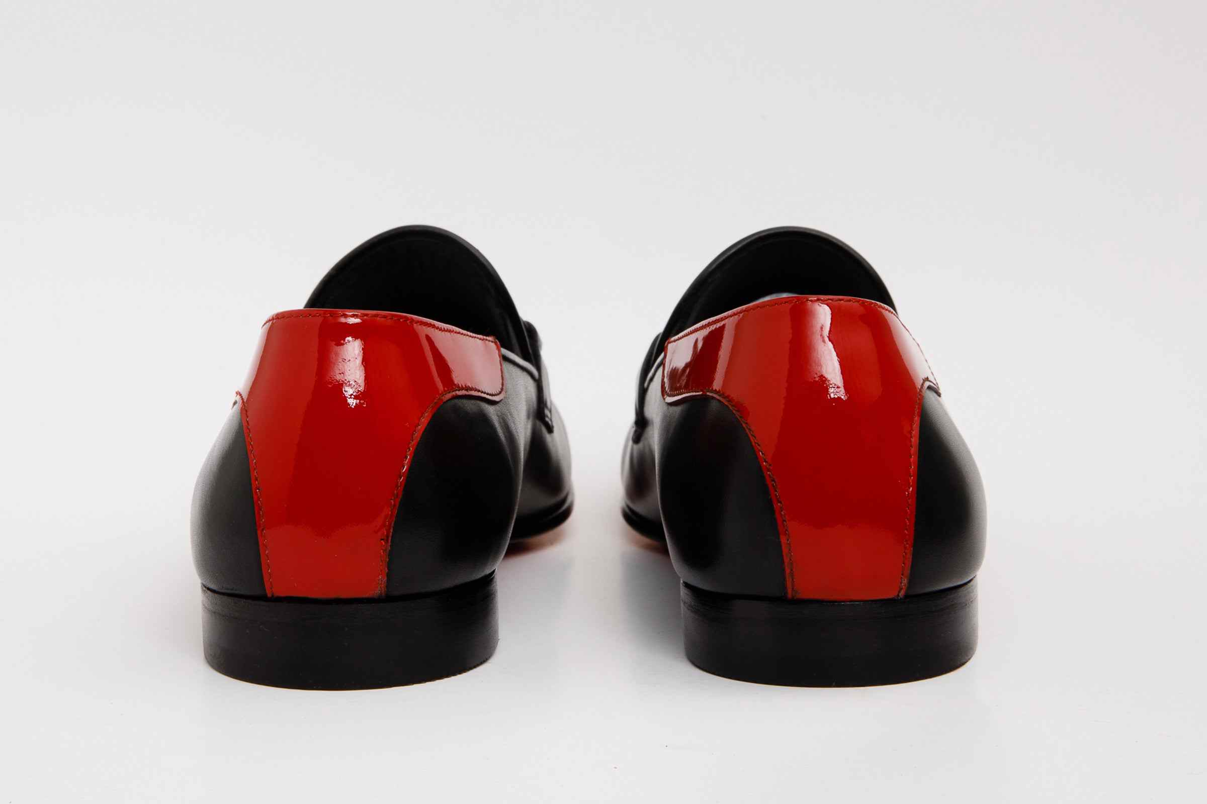 Black Leather shoe Bit Loafer Men Shoes