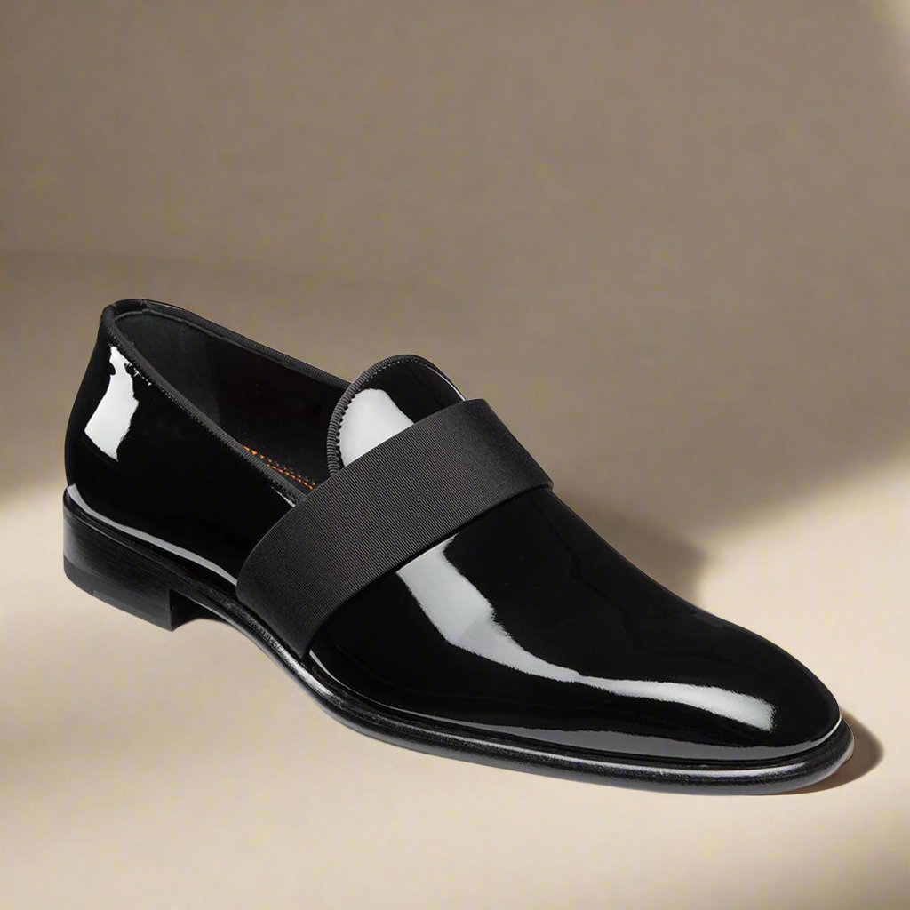 Black Patent Leather Loafers