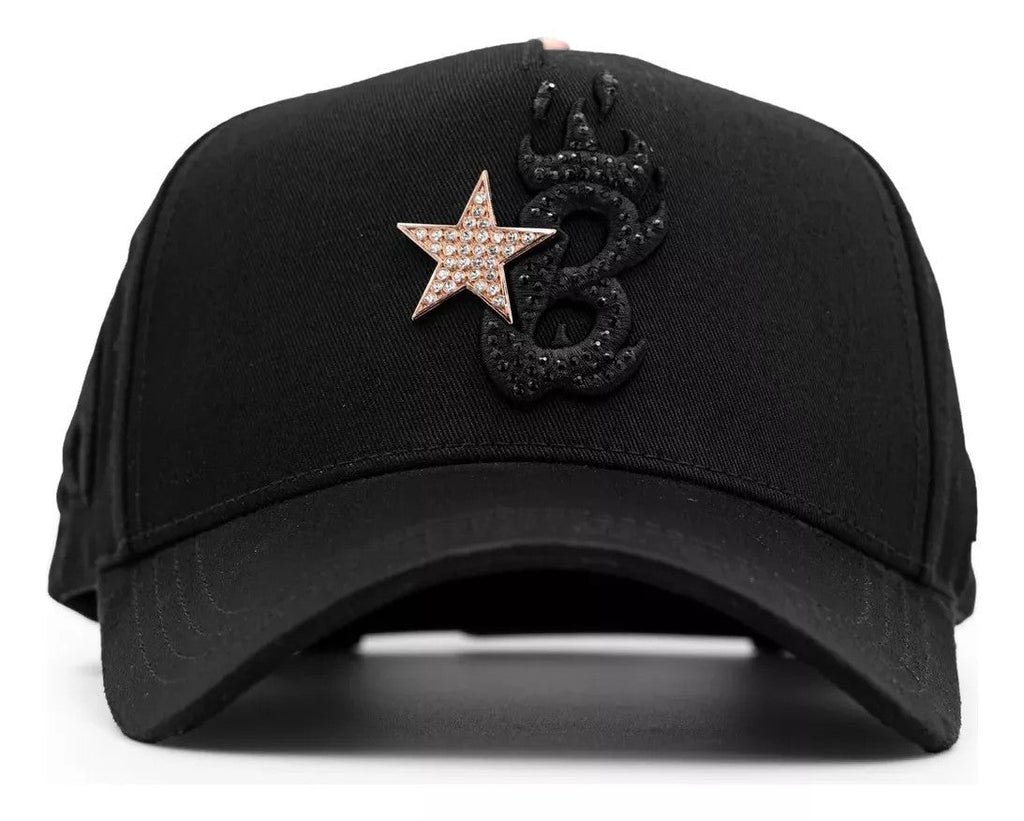 Spring Sale! Rose Gold Star Embroidered Cap