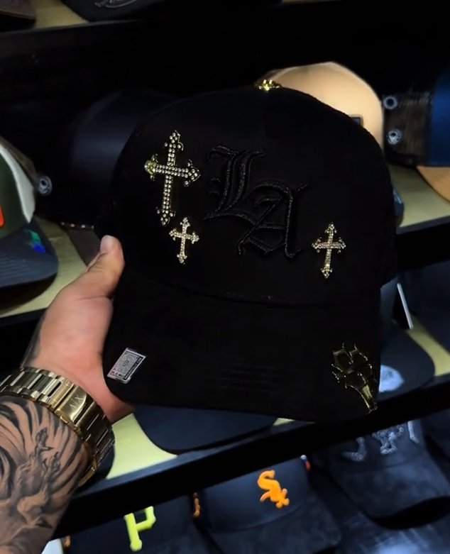 Gold Chrome Adjustable Cap