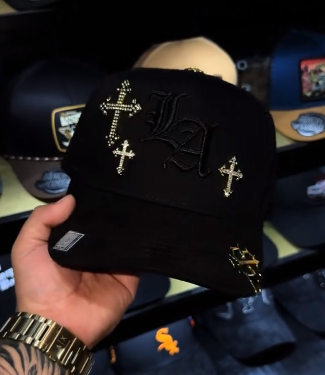 Gold Chrome Adjustable Cap