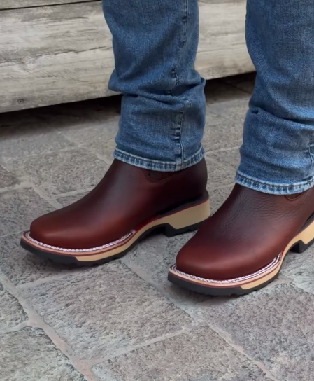 Men's Scratch-resistant Genuine Leather Boots