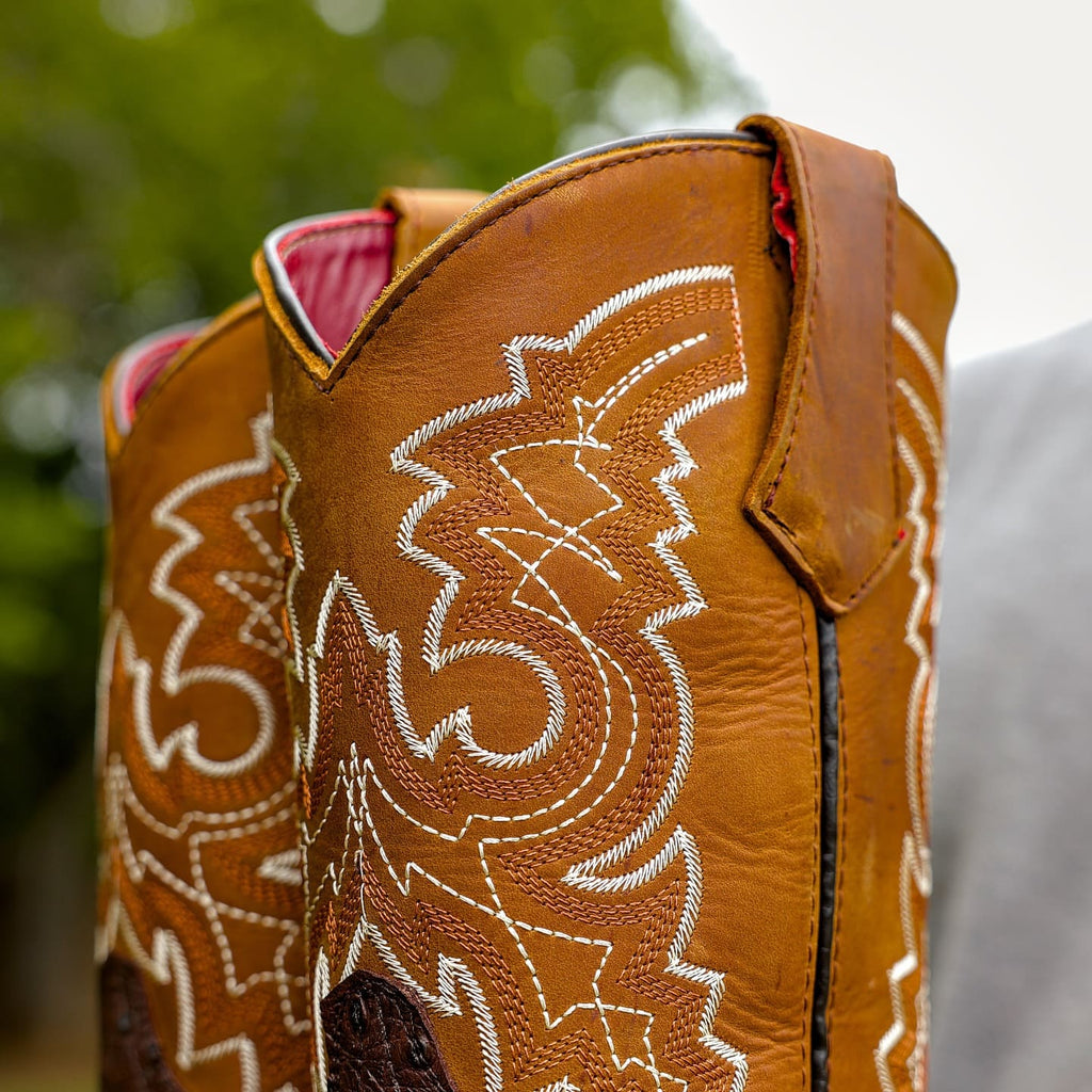 Original Ostrich Leather Boots