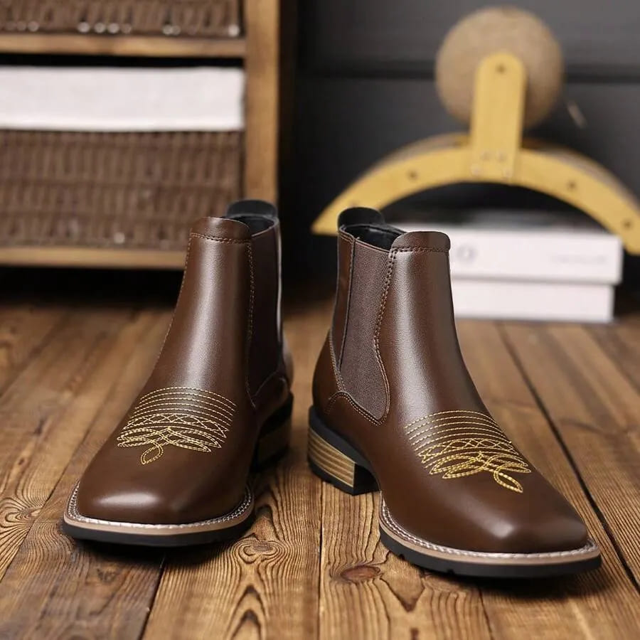 Men's Western Square Toe Boots