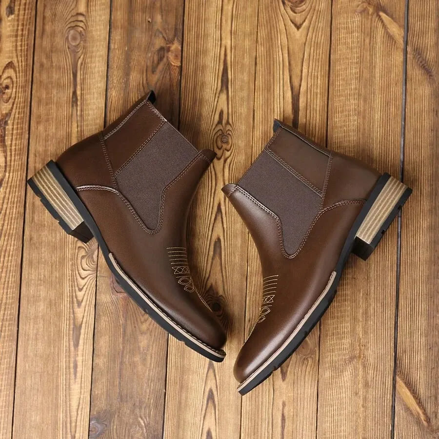 Men's Western Square Toe Boots