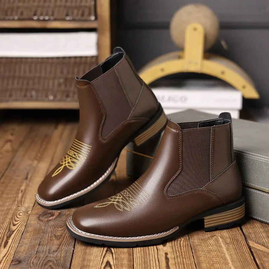 Men's Western Square Toe Boots
