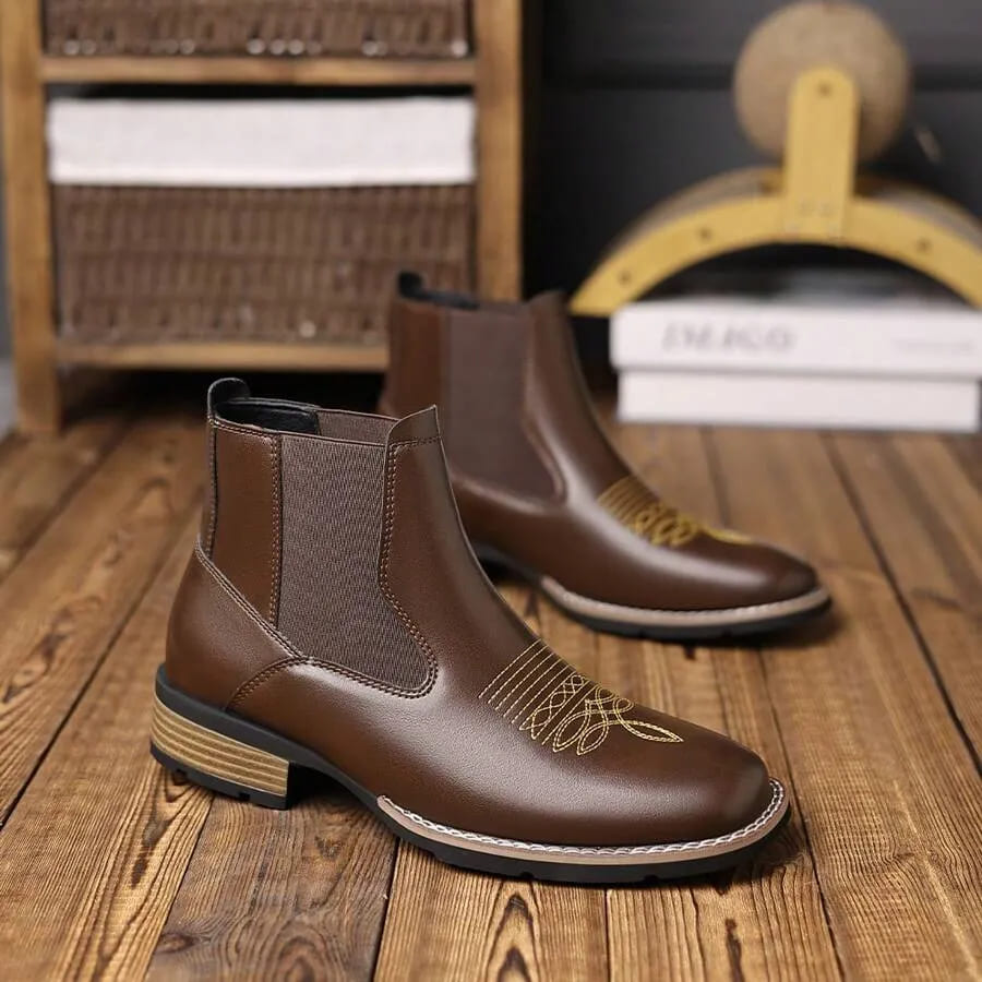 Men's Western Square Toe Boots