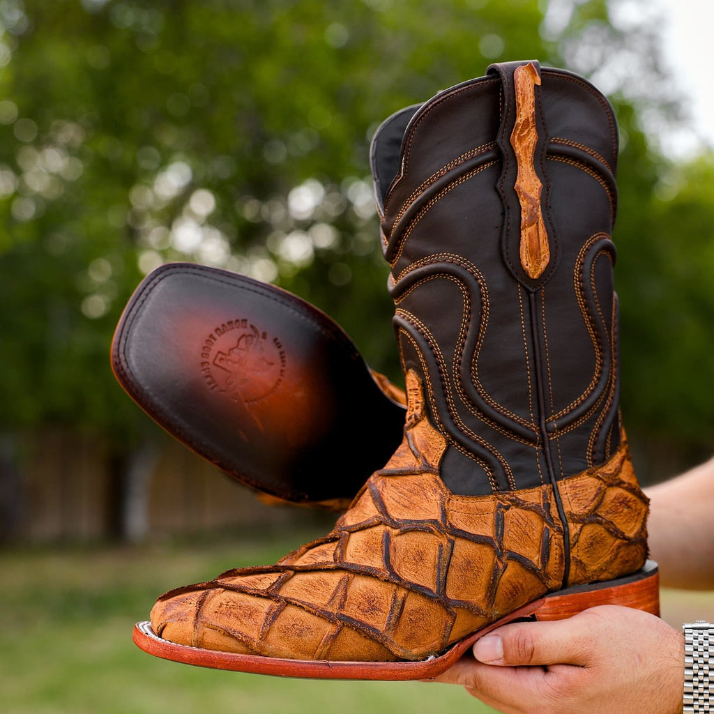 Artisan Rustic Matte Piraroucu Boots