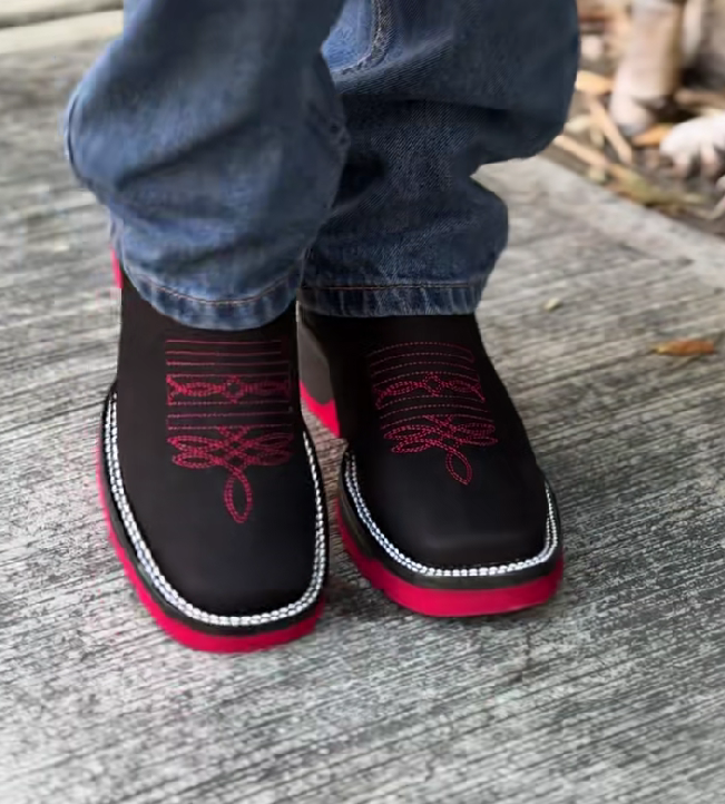 Men's Red-soled Ankle Boots