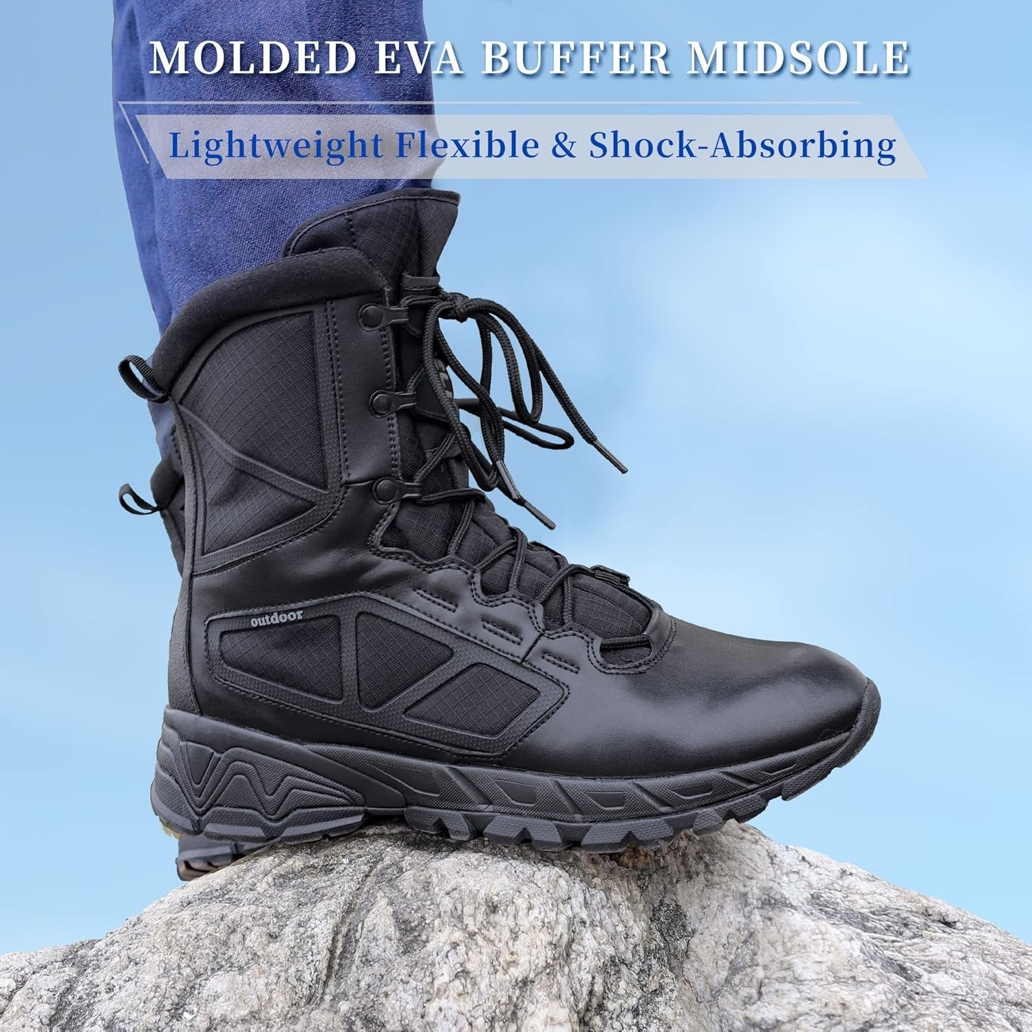 Men's Military Tactical Work Boots