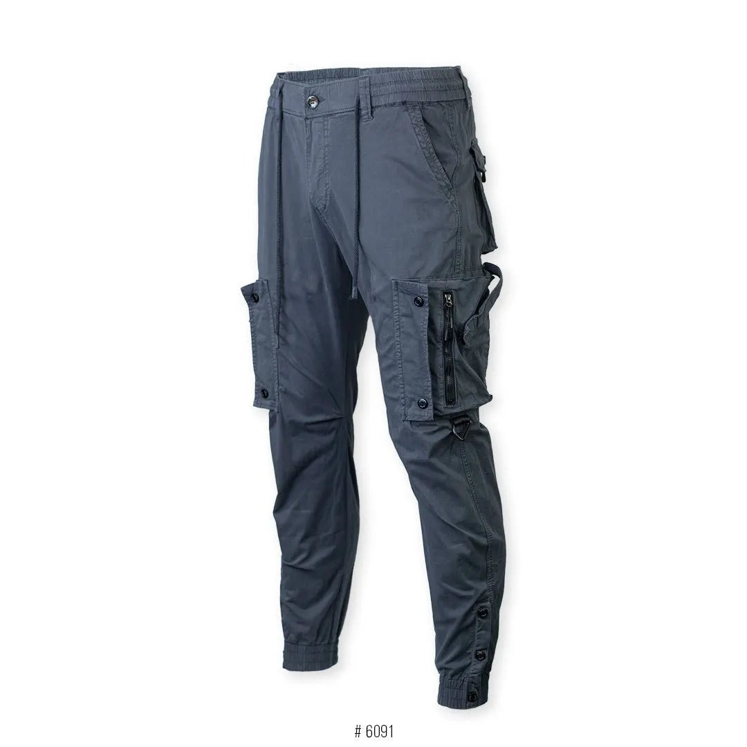 Multi Pocket Drawstring Cargo Pant