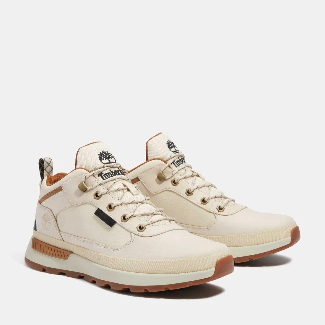 Trail Explorer Mid-Top Leather Sneakers