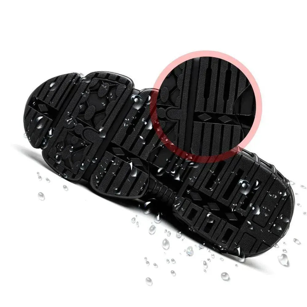Orthopedic Safety Work Shoes with Steel Toe & Memory Foam