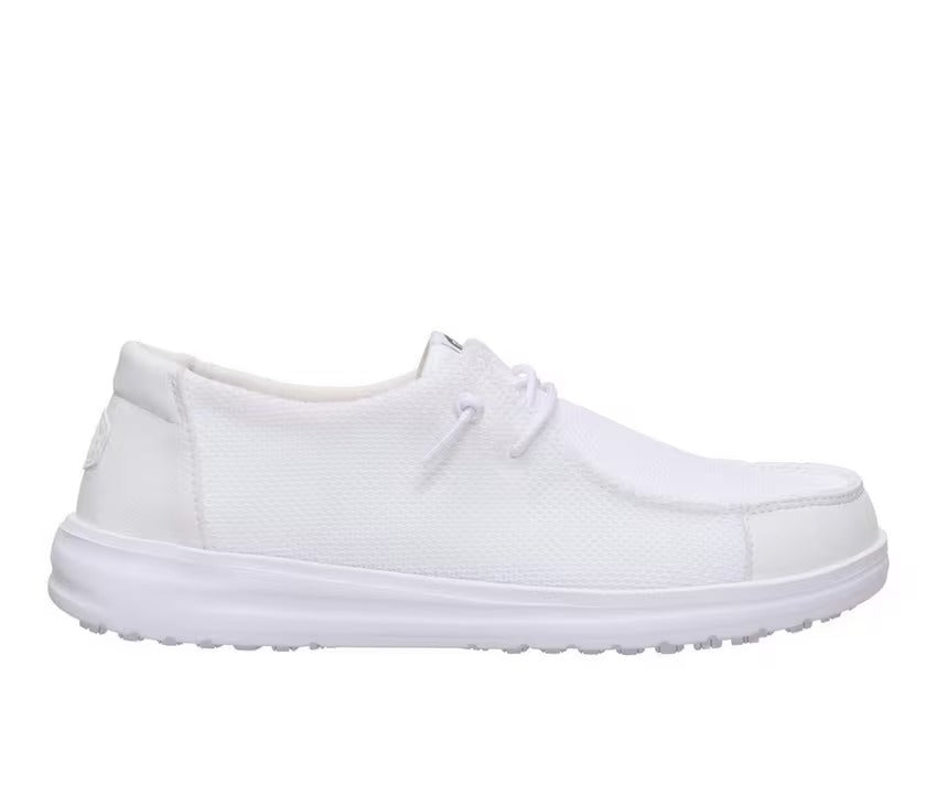 White Mesh Slip Resistant Shoes