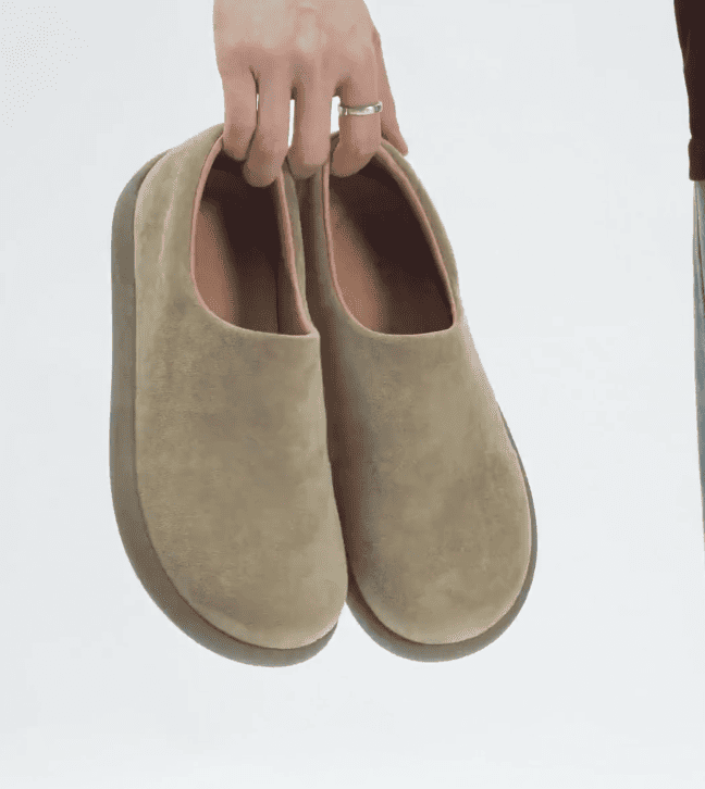 Suede Cloud Mule Slip-Ons