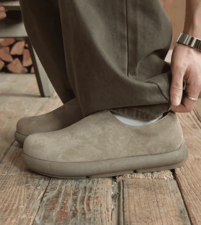 Suede Cloud Mule Slip-Ons