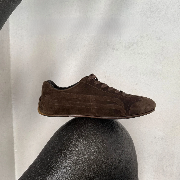 Premium Suede Retro Low-Profile Sneakers