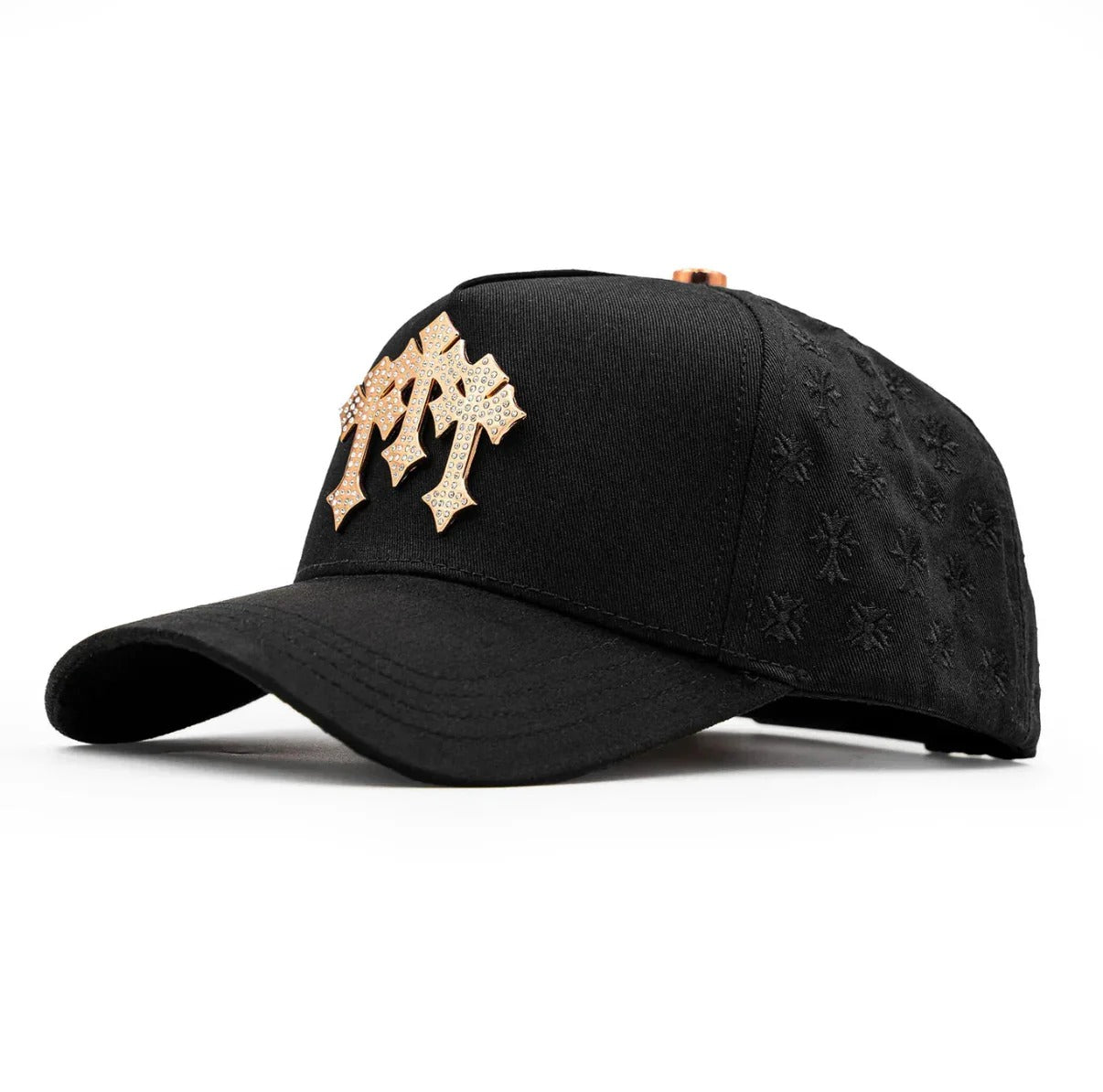 Triple Cross Rhinestone Snapback