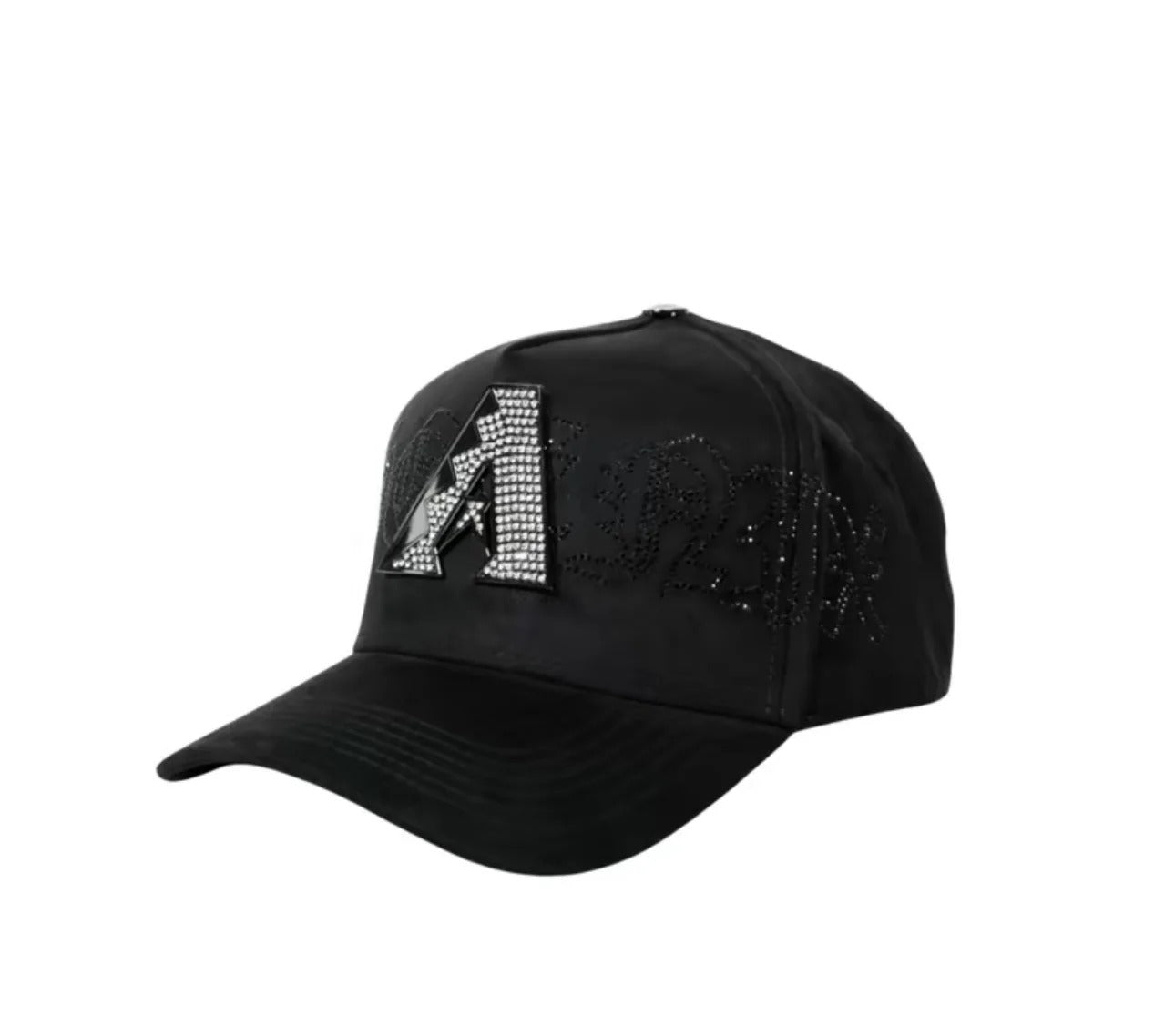 Gothic A Logo Rhinestone Trucker Hat