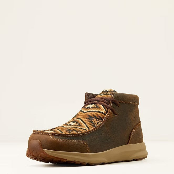 Premium Aztec Embossed Leather Western Casual Boots