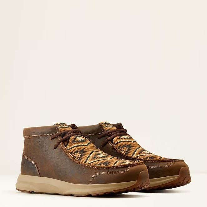 Premium Aztec Embossed Leather Western Casual Boots