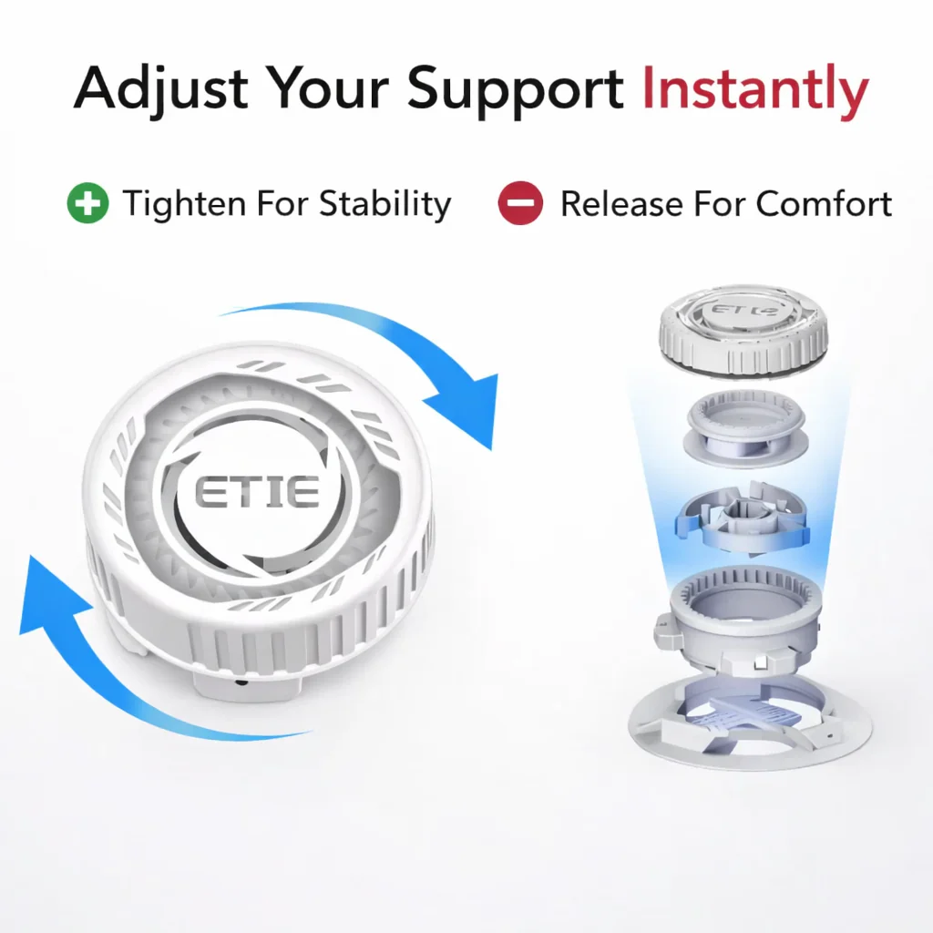 Adjustable Knob Compression Knee Brace with Stabilizers