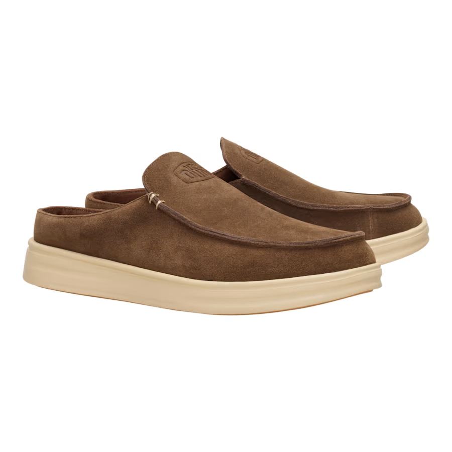Suede Leather Minimalist Mule