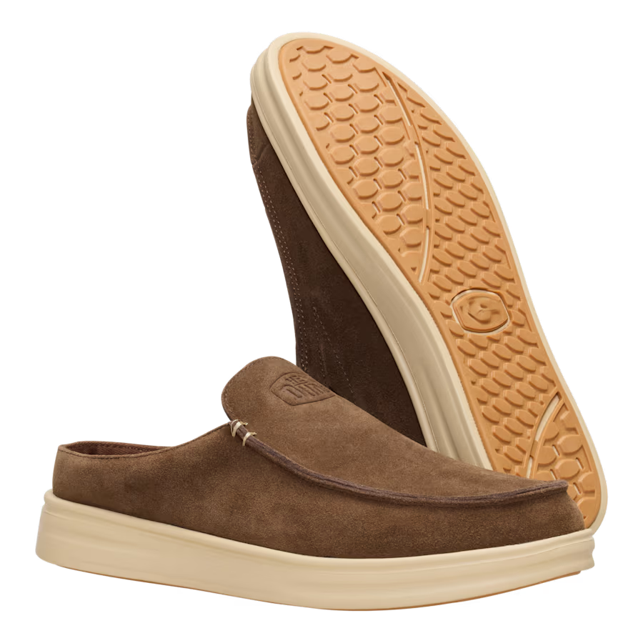 Suede Leather Minimalist Mule