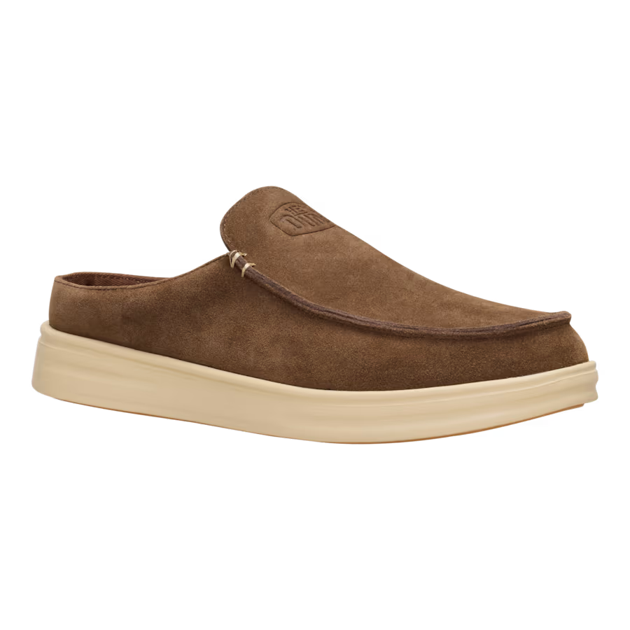 Suede Leather Minimalist Mule