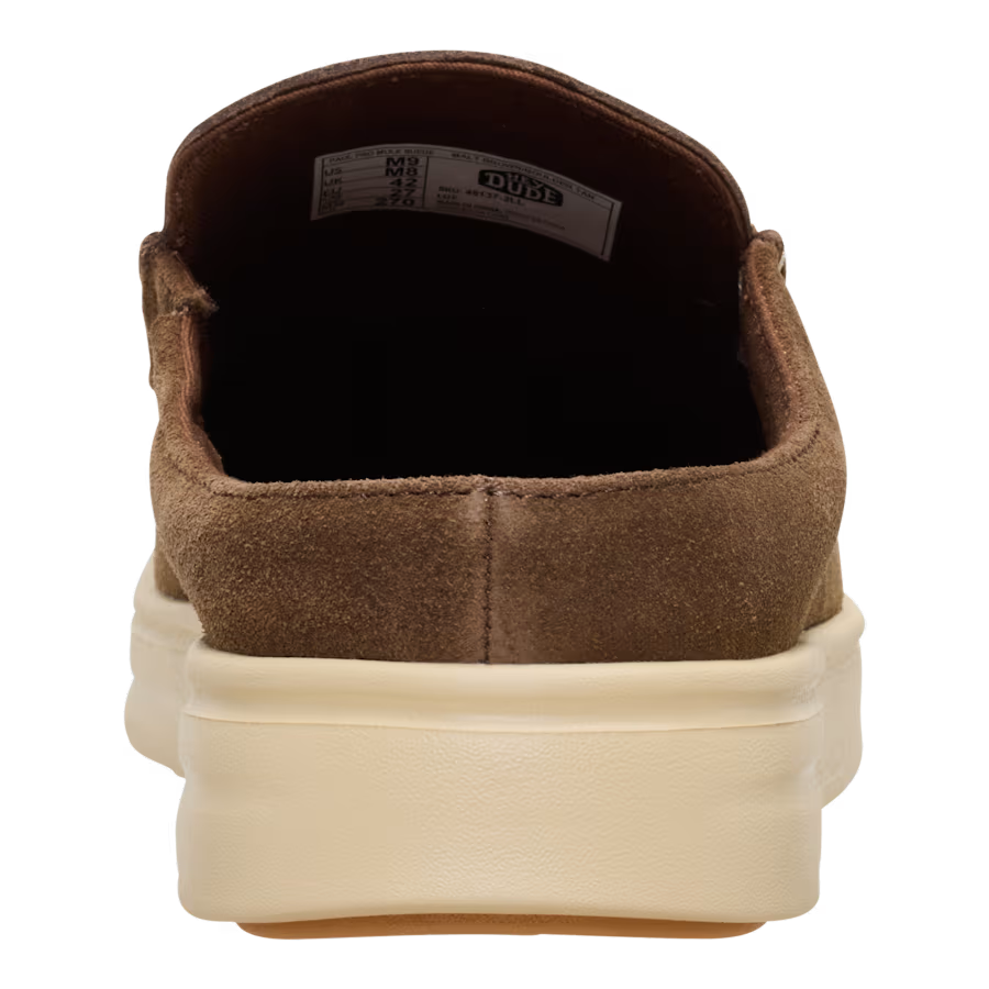 Suede Leather Minimalist Mule