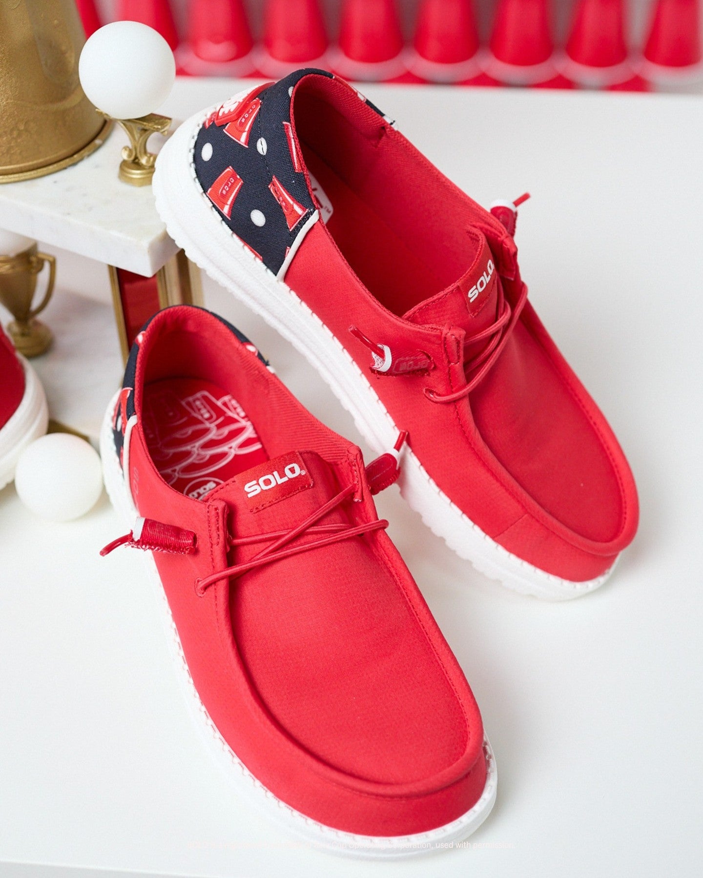Wally Funk Solo Cup Slip-on