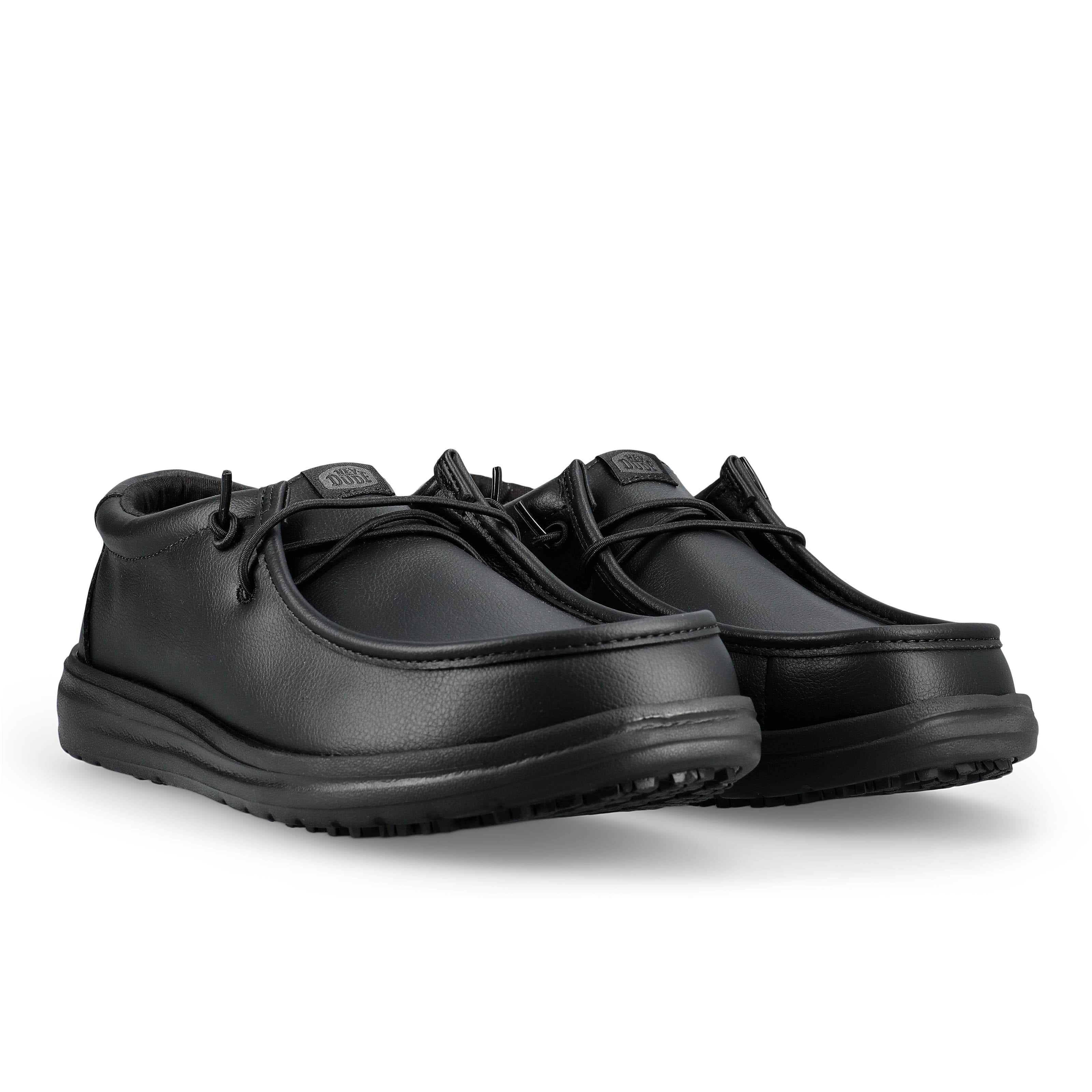 Black Wally Work Shoes