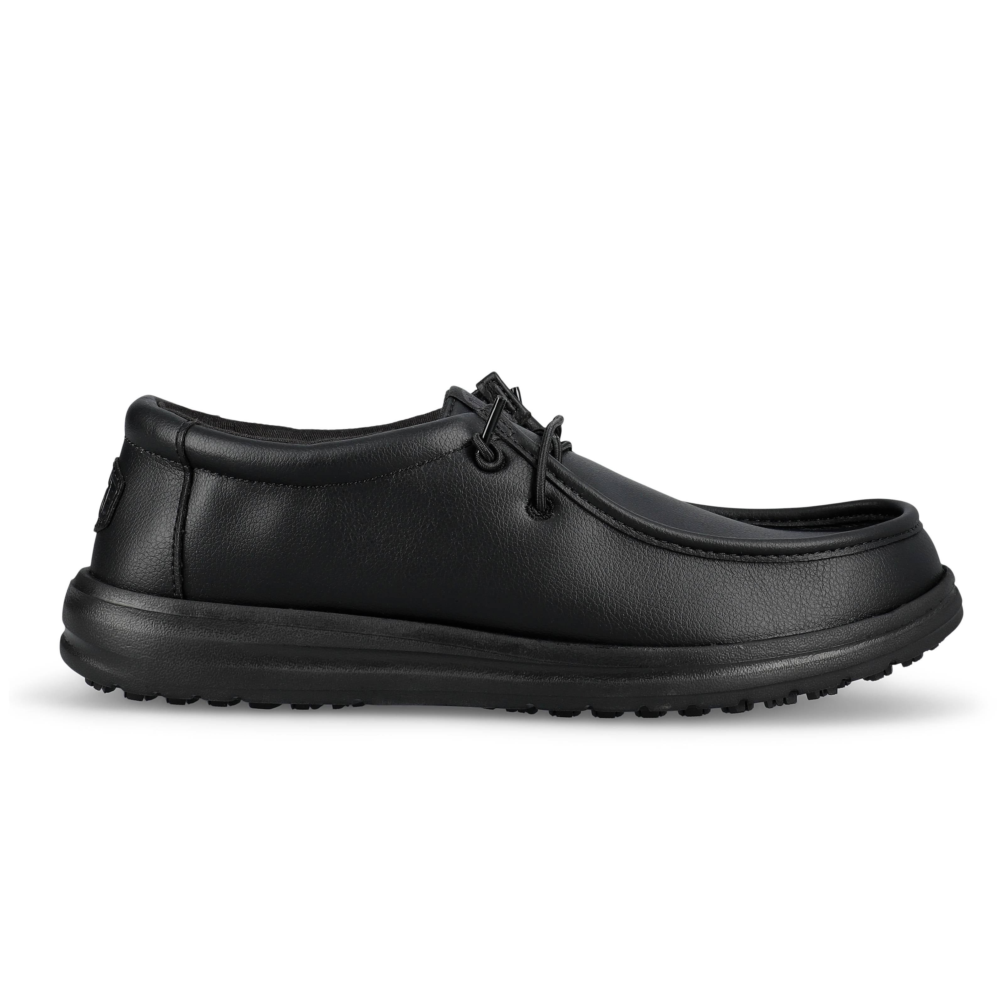 Black Wally Work Shoes